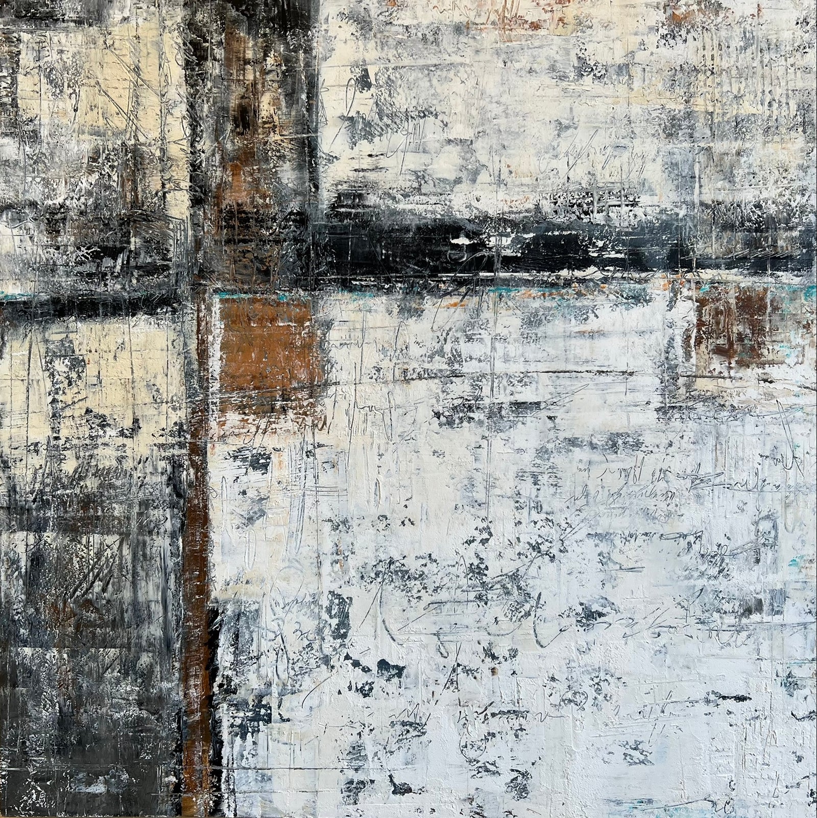 High moon shimmer 24"x24"