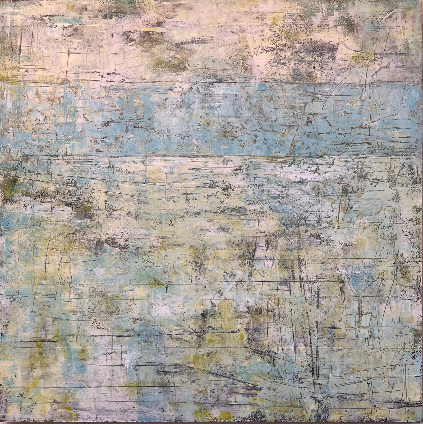 Blue river valley 36"x36"