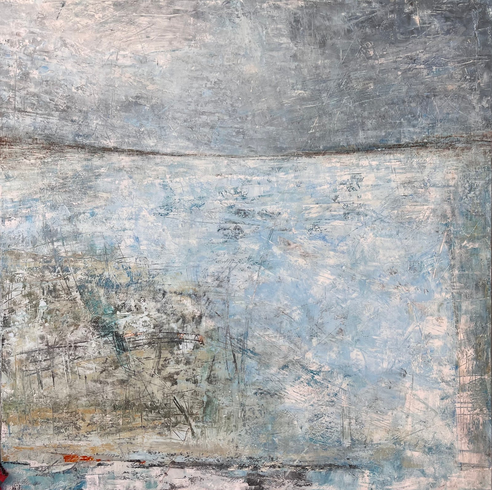 The paths cross 60"x60"